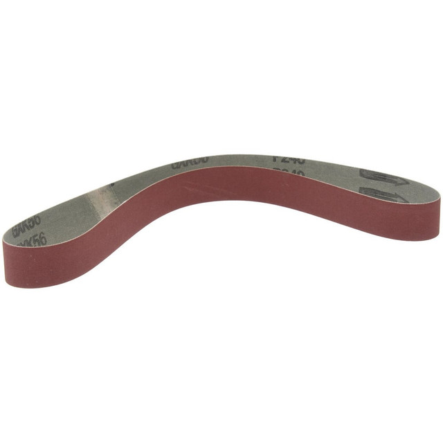 Tru-Maxx 7108 Abrasive Belt: 1" Wide, 30" Long, 240 Grit, Aluminum Oxide