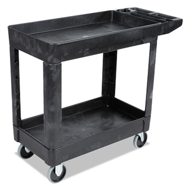 Newell Brands Rubbermaid Commercial Heavy-Duty Utility Cart, 500 lb Load Capacity, 39 in W x 17.88 in D x 33.25 in H, Black Newell Brands Rubbermaid Commercial Heavy-Duty Utility Cart, 500 lb Load Capacity, 39 in W x 17.88 in D x 33.25 in H, Black