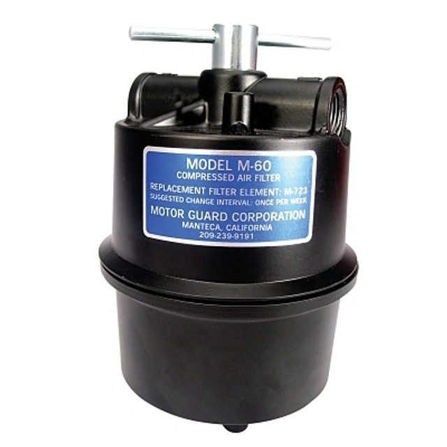 Motorguard Compressed Air Filter, 1/2 in (NPT), Sub-Micronic, For Use with Plasma Machines Motorguard Compressed Air Filter, 1/2 in (NPT), Sub-Micronic, For Use with Plasma Machines