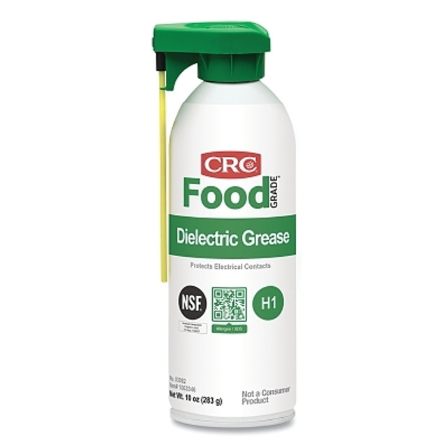 CRC® Dielectric Grease Compound, 16 oz Aerosol Can w/Perma-Lock® 2-Way Integrated Actuator, 10 wt oz, NLGI Grade 2