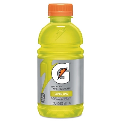 Gatorade® Thirst Quencher, 12 oz, Bottle, Lemon-Lime