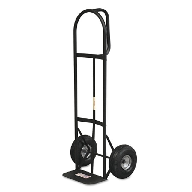Milwaukee Hand Trucks 30019 D-Handle Hand Truck, 800 lb Load Cap, 7.5 in x 14 in Toe Plate, Pneumatic with Steel Hub Wheels