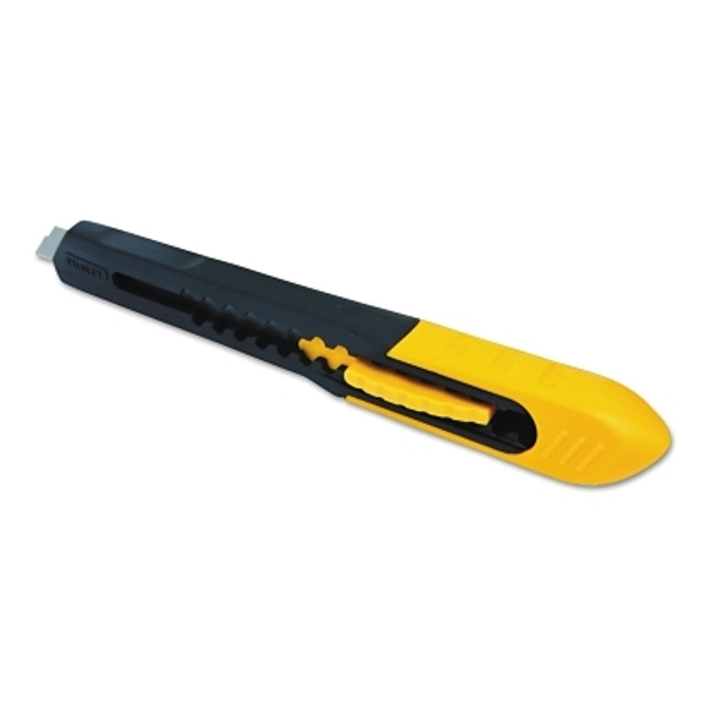 Stanley® Products Stanley® Quick Point™ Knife, 7 in, Snap-Off Steel Blade, Plastic, Black/Yellow Stanley® Products Stanley® Quick Point™ Knife, 7 in, Snap-Off Steel Blade, Plastic, Black/Yellow