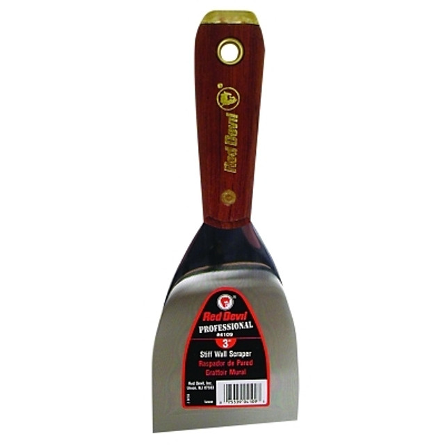 Red Devil 4100 Professional Series Wall Scraper/Spackling Knife, 3 in Wide, Stiff Blade Red Devil 4100 Professional Series Wall Scraper/Spackling Knife, 3 in Wide, Stiff Blade