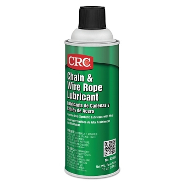 CRC® Chain & Wire Rope Lubricant, 10 oz, Aerosol Can CRC® Chain & Wire Rope Lubricant, 10 oz, Aerosol Can