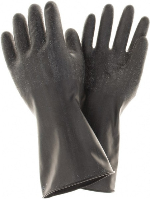 North B174R/11 Chemical Resistant Gloves: 2X-Large, 17 mil Thick, Butyl, Unsupported