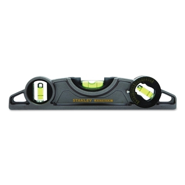 Stanley® Products Stanley® Fatmax® Magnetic Cast Torpedo Level, 9 in, 3 Vials, Aluminum Stanley® Products Stanley® Fatmax® Magnetic Cast Torpedo Level, 9 in, 3 Vials, Aluminum