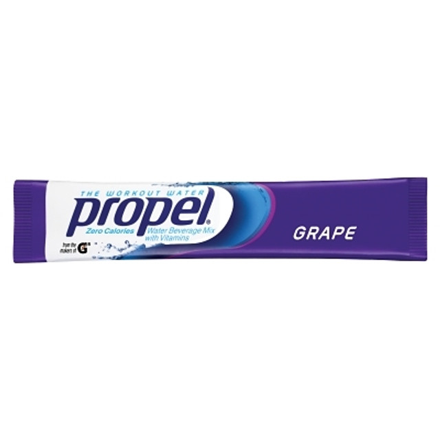 Gatorade® Propel® Instant Powder Packet, 0.08 oz, 16.9 to 20 oz Yield, Grape Gatorade® Propel® Instant Powder Packet, 0.08 oz, 16.9 to 20 oz Yield, Grape