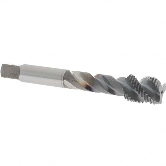 OSG 2943008 Spiral Flute Tap: 1/2-20 UNF, 3 Flutes, Modified Bottoming, Vanadium High Speed Steel, TICN Coated