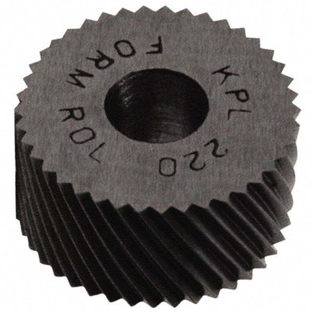 MSC KNL-128 Standard Knurl Wheel: 3/4" Dia, 80 ° Tooth Angle, Diagonal, High Speed Steel