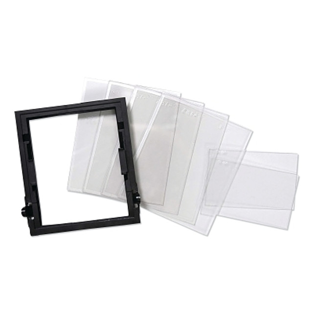 SureWerx® Jackson® Safety Insight Clear Safety Plate Kit, 5 in x 5 in x 1/2 in, Polycarbonate, Clear