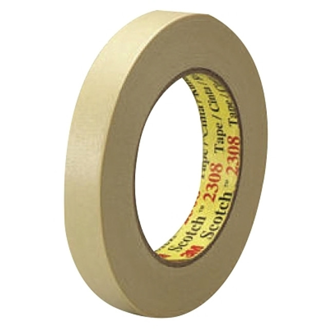 3M™ 2308 Masking Tape, 1.88 in x 60.14 yd, Tan