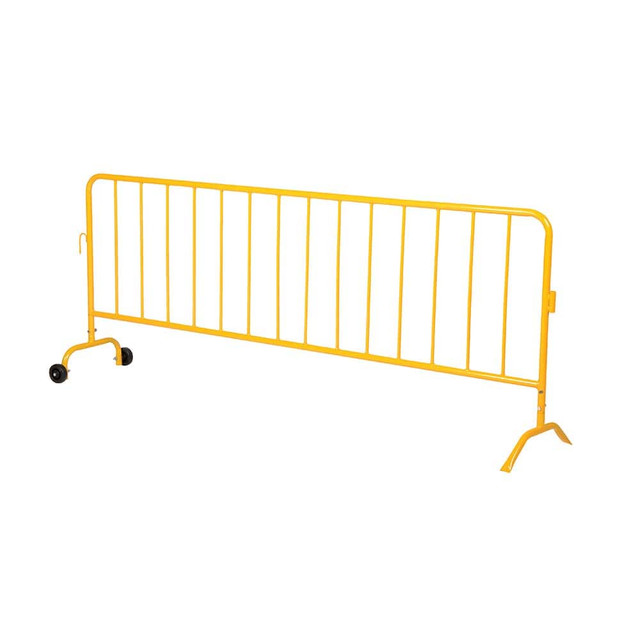 Vestil PRAIL-102-HD-Y- Railing Barriers; Barrier Type: Barricade ; Material: Steel