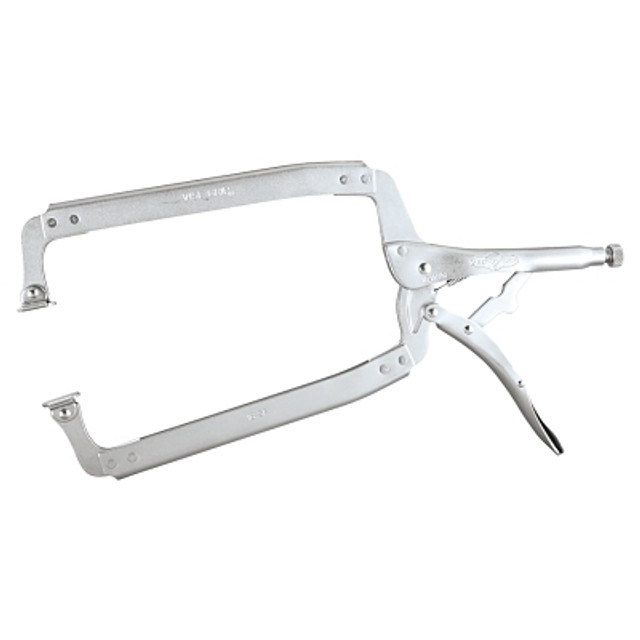 Stanley® Products Irwin® VISE-GRIP® Locking C-Clamps with Swivel Pads, Jaw Opens to 8 in, 18 in Long Stanley® Products Irwin® VISE-GRIP® Locking C-Clamps with Swivel Pads, Jaw Opens to 8 in, 18 in Long