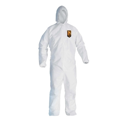 Ansell KleenGuard™ A20 Breathable Particle Protection Coveralls, White, 2X-Large, ZF, EBWAH
