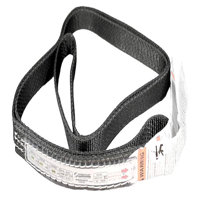 Stren-Flex EN1-903ME-06 Endless Sling: 3" Wide, 6' Long, 9,400 lb Vertical, 7,520 lb Choker, 18,800 lb Basket, Nylon