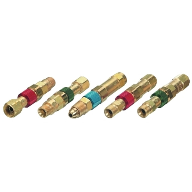 Western Enterprises Quick Connects, Regulator-to-Hose, Brass, QDB302 (M) Plug/QDB303 (F) Socket, Inert Gas