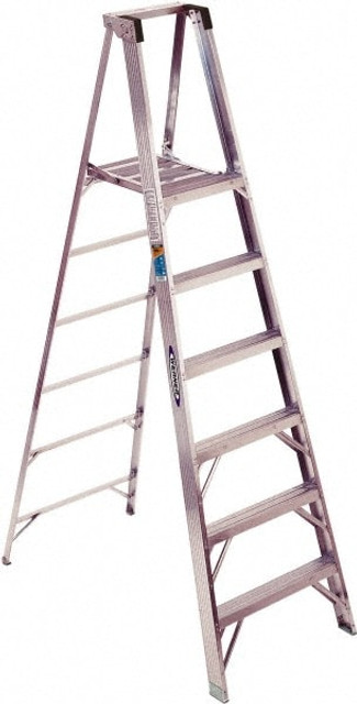 Werner P376 6-Step Aluminum Ladder Platform: 250 lb Capacity