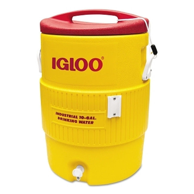 Igloo 400 Series Cooler, 10 gal, Red/Yellow Igloo 400 Series Cooler, 10 gal, Red/Yellow