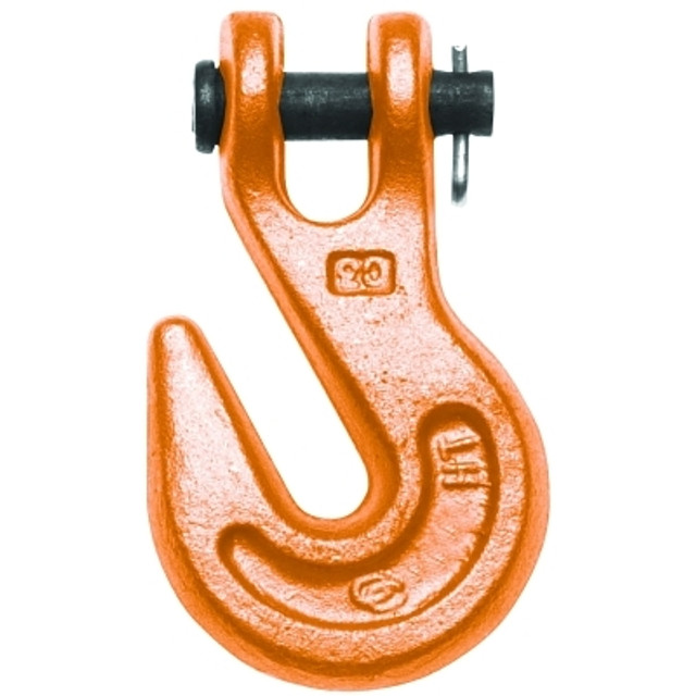 Apex Tool Group Campbell® 473 Series Clevis Grab Hook, 3/8 in, 7100 lb, Orange Powder Coat Apex Tool Group Campbell® 473 Series Clevis Grab Hook, 3/8 in, 7100 lb, Orange Powder Coat