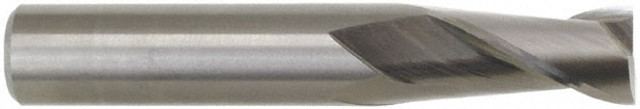 M.A. Ford. 12137500C Square End Mill: 3/8'' Dia, 1'' LOC, 3/8'' Shank Dia, 2-1/2'' OAL, 2 Flutes, Solid Carbide