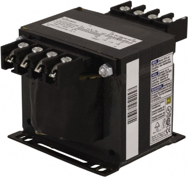 Square D 9070T250D50 1 Phase, 250 VA, Control Transformer