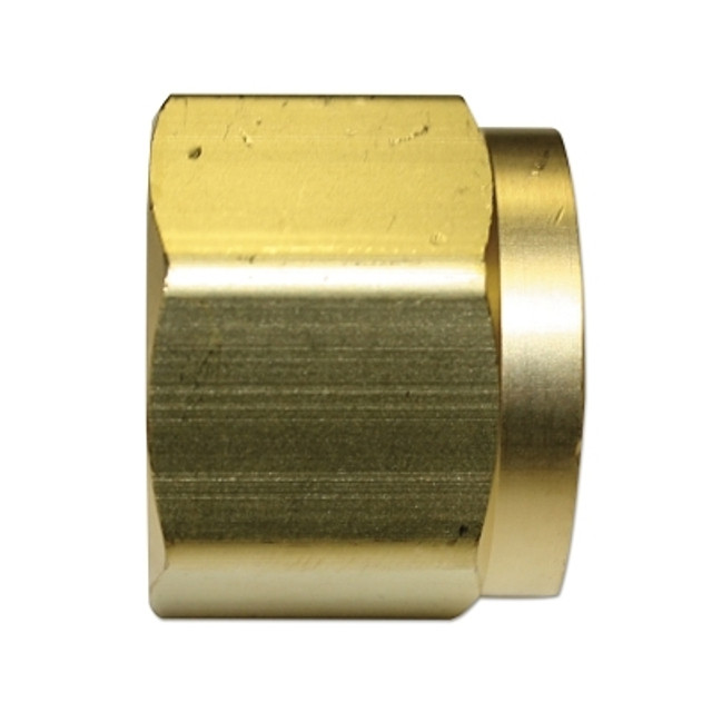 Western Enterprises 62 Regulator Inlet Nut, Oxygen, Brass, CGA-540