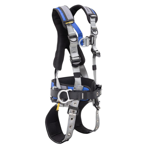 Werner H062142 Harnesses; Harness Protection Type: Personal Fall Protection ; Harness Application: Climbing; Construction ; Size: Medium/Large ; Features: Post fall, Suspended in Seated Position ; Load Capacity (Lb. - 3 Decimals): 425.000 ; Leg Strap