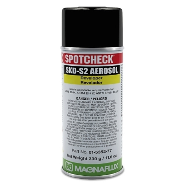 Magnaflux Spotcheck® SKD-S2, Solvent Developer, 11.6 oz, Aerosol Can Magnaflux Spotcheck® SKD-S2, Solvent Developer, 11.6 oz, Aerosol Can