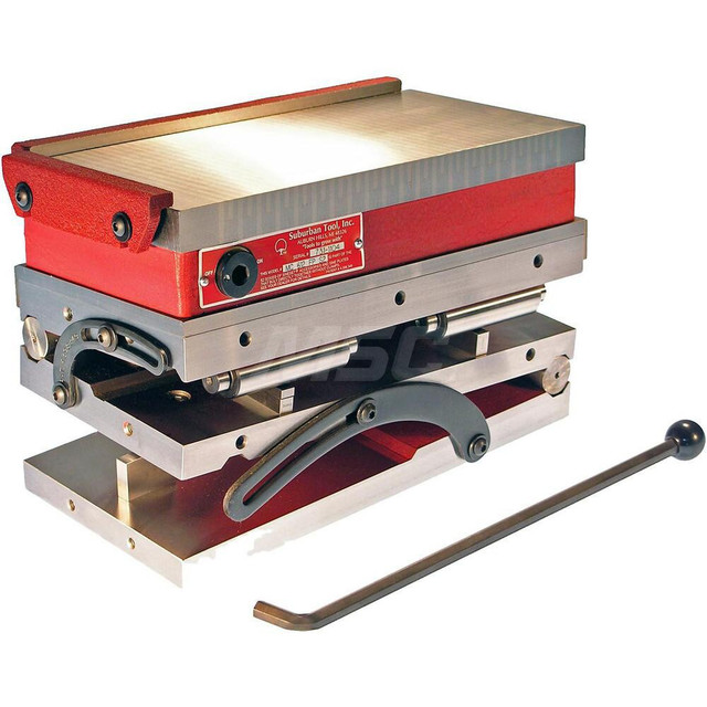 Suburban Tool MSPC-618-FP-S2 18" Long x 6" Wide x 8" High, Compound, Series S2, Fine Pole, Steel Sine Plate & Magnetic Chuck Combo