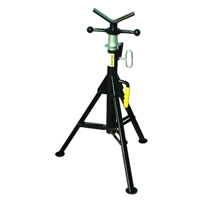 Sumner Fold-A-Jack® Style Hi Jack, Vee, 2500 lb Cap, 1/8 in to 24 in Pipe, 28 in to 49 in H Sumner Fold-A-Jack® Style Hi Jack, Vee, 2500 lb Cap, 1/8 in to 24 in Pipe, 28 in to 49 in H