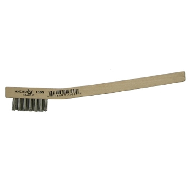 ORS Nasco Anchor Brand Utility Brush, 3x7 Rows, Stainless Steel Bristles, Wood Block/Handle, Hand Tied ORS Nasco Anchor Brand Utility Brush, 3x7 Rows, Stainless Steel Bristles, Wood Block/Handle, Hand Tied