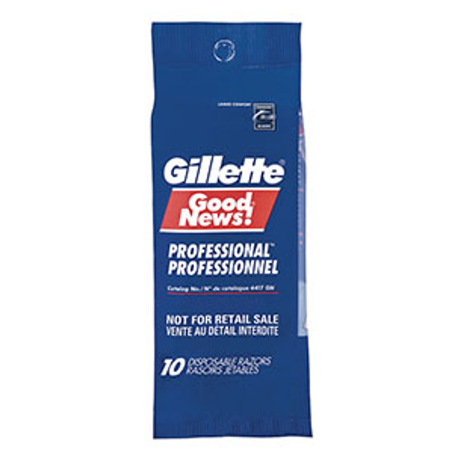 Procter & Gamble Distributing LLC  4740011004 Gillette® Good News! Twin Razors, Disposable, Comfort Blades, 10/pk, 10pk/cs 