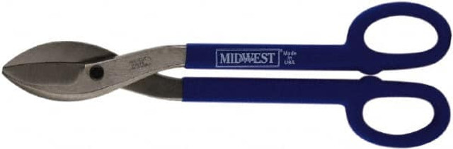 Midwest Snips MWT-167B Tinner's Snips: 16" OAL, 2-1/2" LOC, Molybdenum Alloy Steel Blades