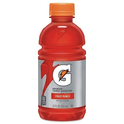Gatorade® Thirst Quencher, 12 oz, Bottle, Fruit Punch