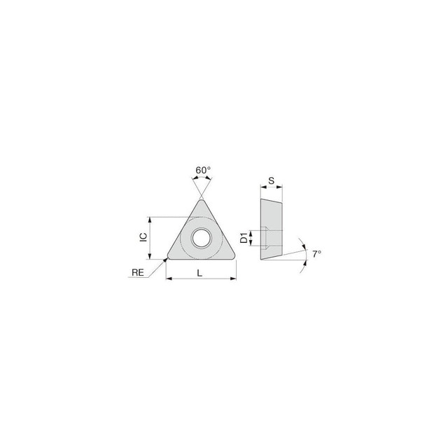 Tungaloy 6781001 Turning Insert: TCMT221PSS T9225, Solid Carbide