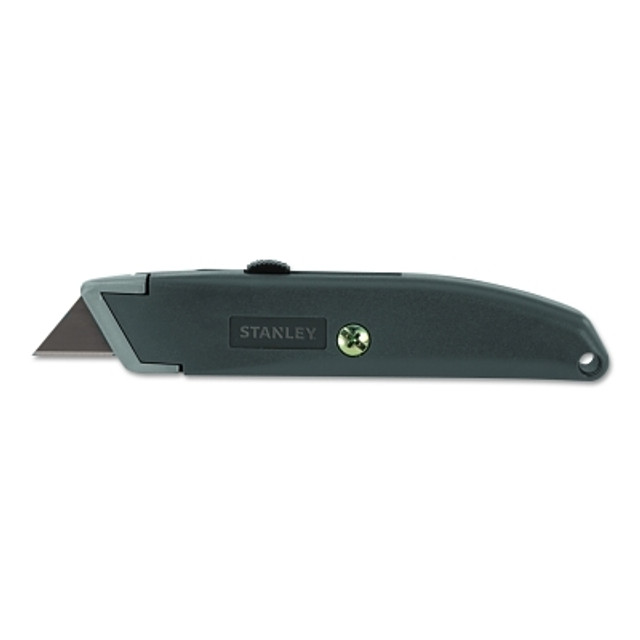 Stanley® Products Stanley® Homeowner's Retractable Utility Knives, 8.2 in, Retractable Steel Blade, Metal, Gray Stanley® Products Stanley® Homeowner's Retractable Utility Knives, 8.2 in, Retractable Steel Blade, Metal, Gray