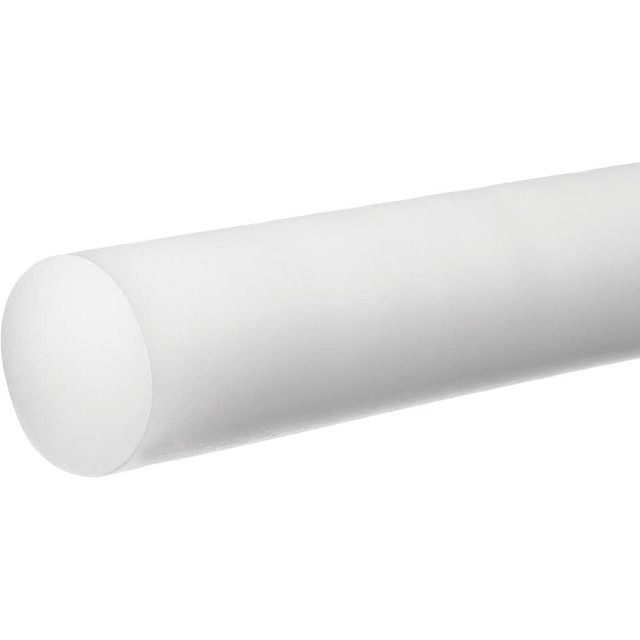 USA Industrials BULK-PR-AC-310 Plastic Rod: Acetal, 10' Long, 3/4" Dia, White