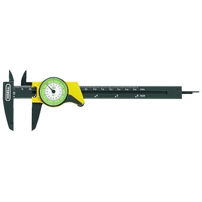 General Tools Dial Caliper, 0 in-6 in, Plastic