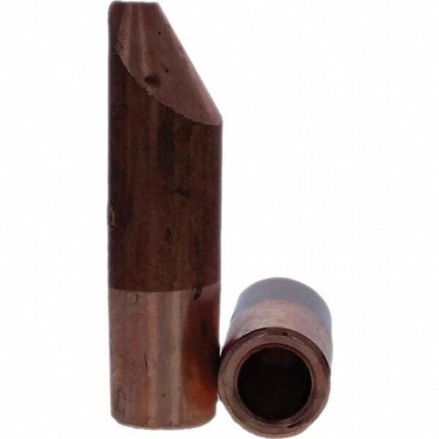 Tuffaloy 138-2509 Spot Welder Tips; Tip Type: Straight Tip D Nose (Offset) ; Material: RWMA Class 2 - C18200