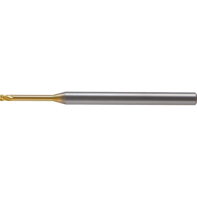 Union Tool 2938315 Corner Radius & Corner Chamfer End Mills; Mill Diameter (mm): 0.50 ; Number Of Flutes: 4 ; Length of Cut (mm): 0.3000 ; End Mill Material: Solid Carbide ; Coating/Finish: Hardmax ; Centercutting: Yes