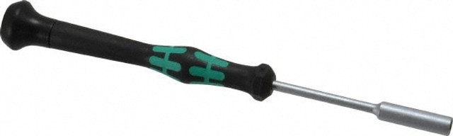 Wera 05118135001 Precision Nut Driver: 3/16" Drive, Solid Shaft, Ergonomic Handle, 6-1/4" OAL