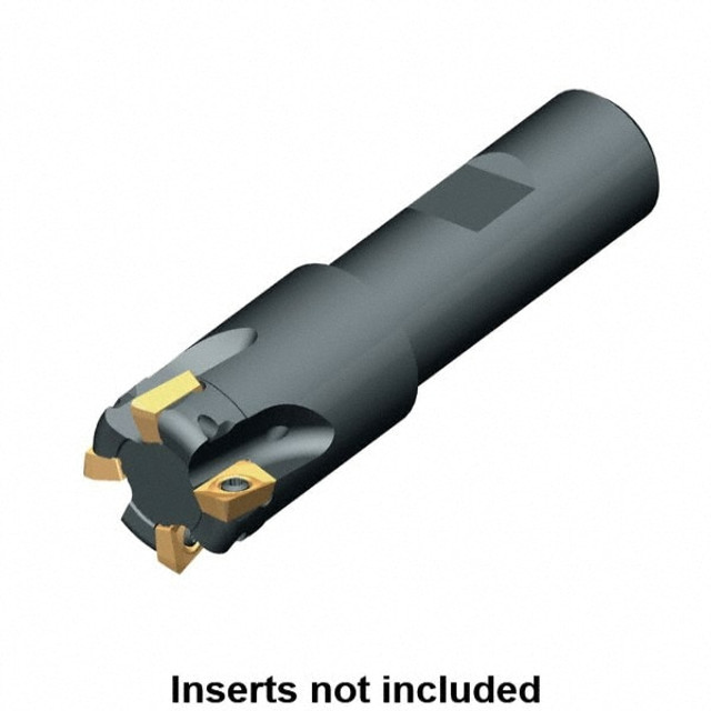 Kennametal 1024343 16mm Cut Diam, 9.25mm Max Depth, 16mm Shank Diam, Weldon Shank, 75mm OAL, Indexable Square-Shoulder End Mill