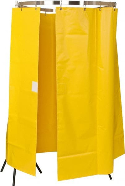 Bradley S19-330 145" Wide x 70" High, Vinyl Plumbed Wash Station Shower Curtain