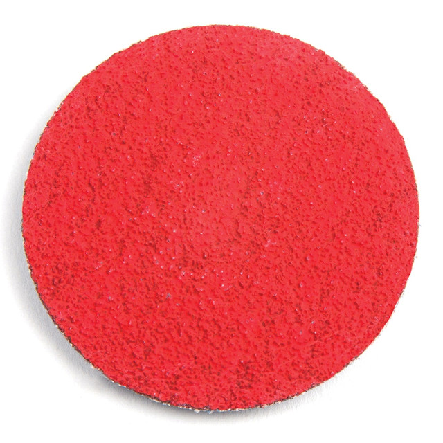 Superior Abrasives A015771 Quick-Change Disc: Type R, 2" Dia, 50 Grit, Ceramic, Coated