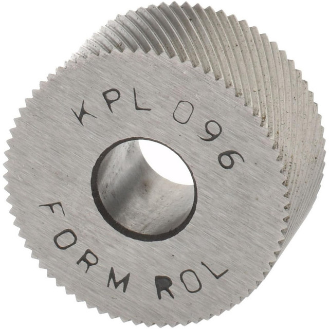 MSC KPL-096 Standard Knurl Wheel: 3/4" Dia, 80 ° Tooth Angle, Diagonal, High Speed Steel