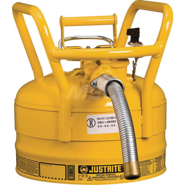 Justrite. 7325230 Safety Can: 2.5 gal, Steel