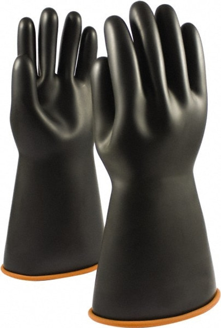 Novax. 155-2-14/8 Class 2, Size 8, 14" Long, Rubber Lineman's Glove