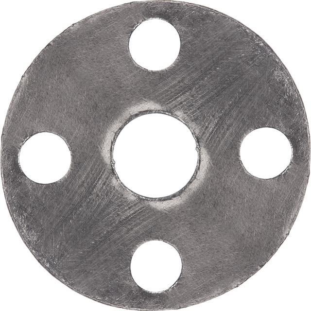 USA Industrials BULK-FG-986 Flange Gasket: For 1-1/2" Pipe, 1-7/8" ID, 5" OD, 1/8" Thick, Graphite with Stainless Steel Insert