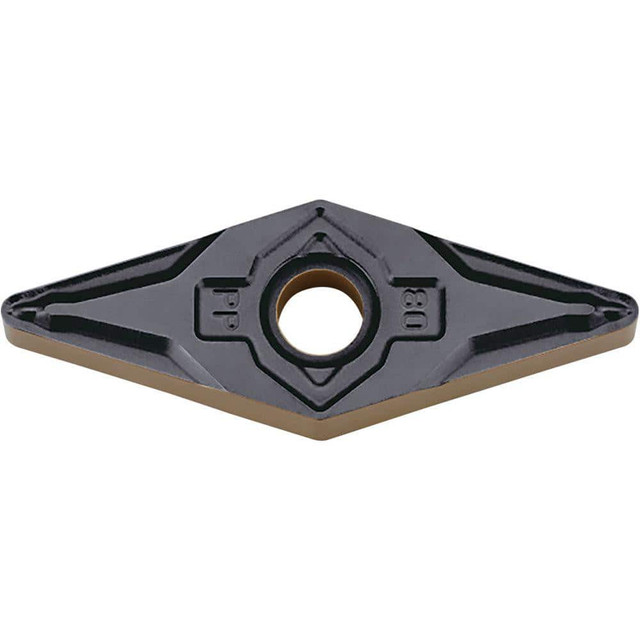 Kyocera TML00047 Turning Inserts; Insert Style: VNMG ; Insert Size Code: 333 ; Insert Shape: Diamond 350 ; Included Angle: 35.00 ; Inscribed Circle (Decimal Inch): 0.3750 ; Corner Radius (Decimal Inch): 0.0472